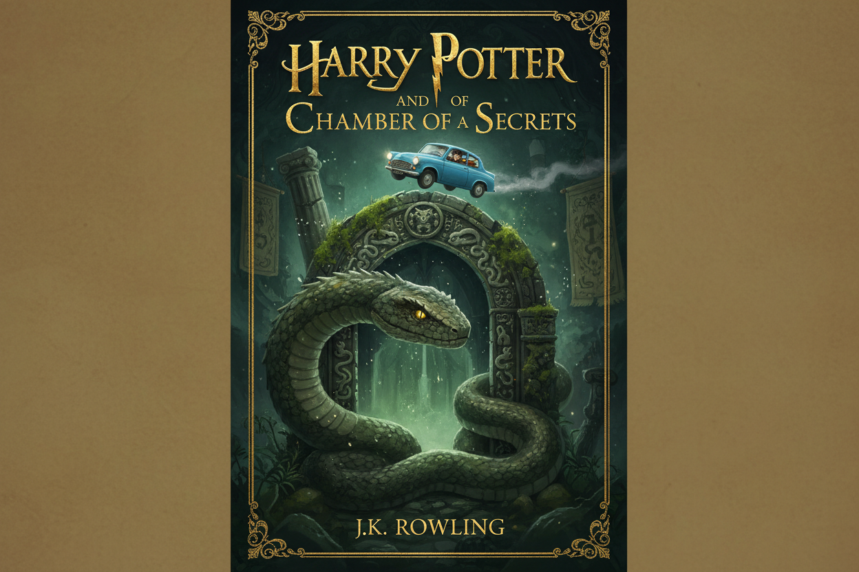 Harry Potter and the Chamber of Secrets book cover