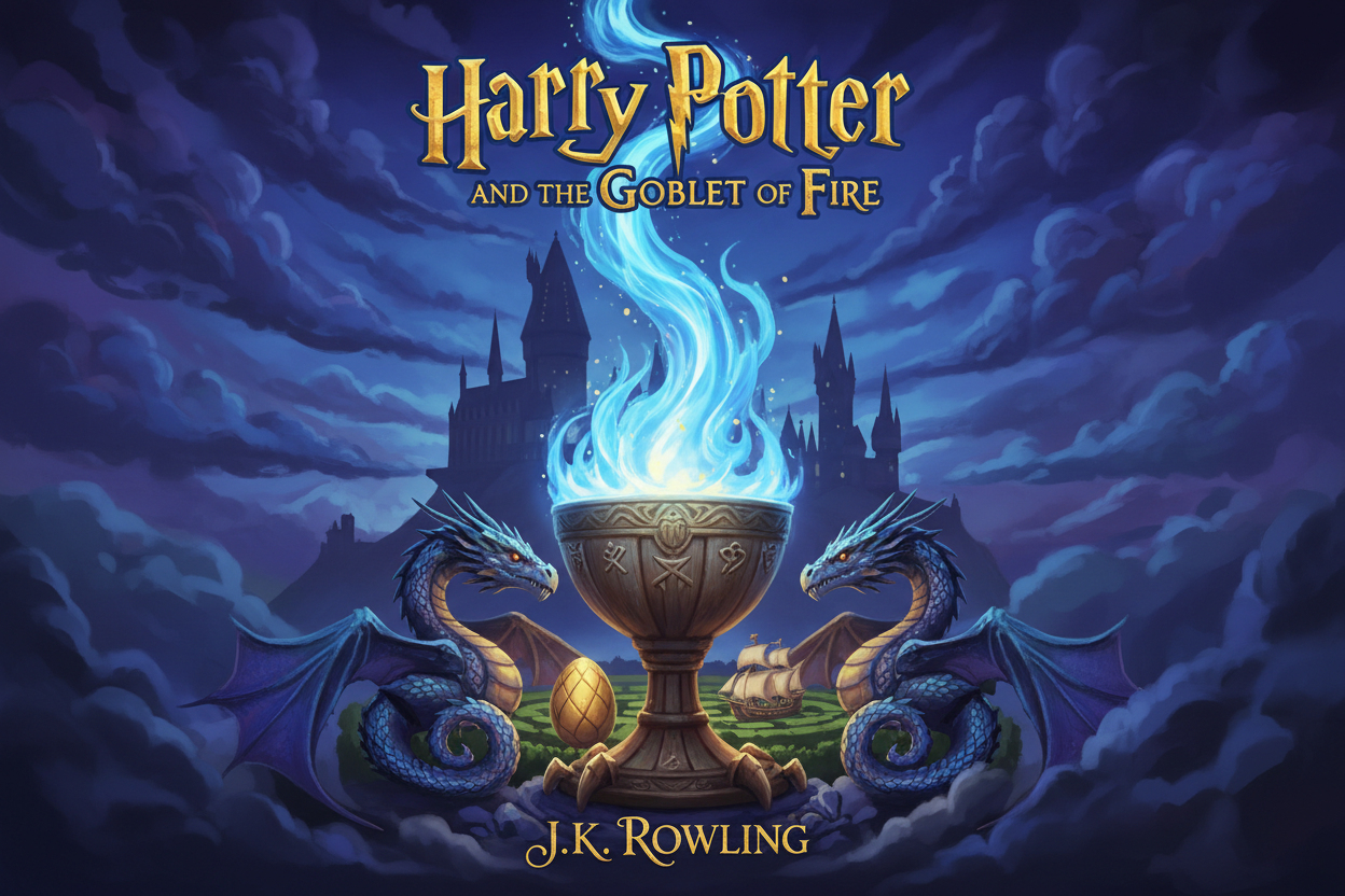 Harry Potter and the Goblet of Fire cover page