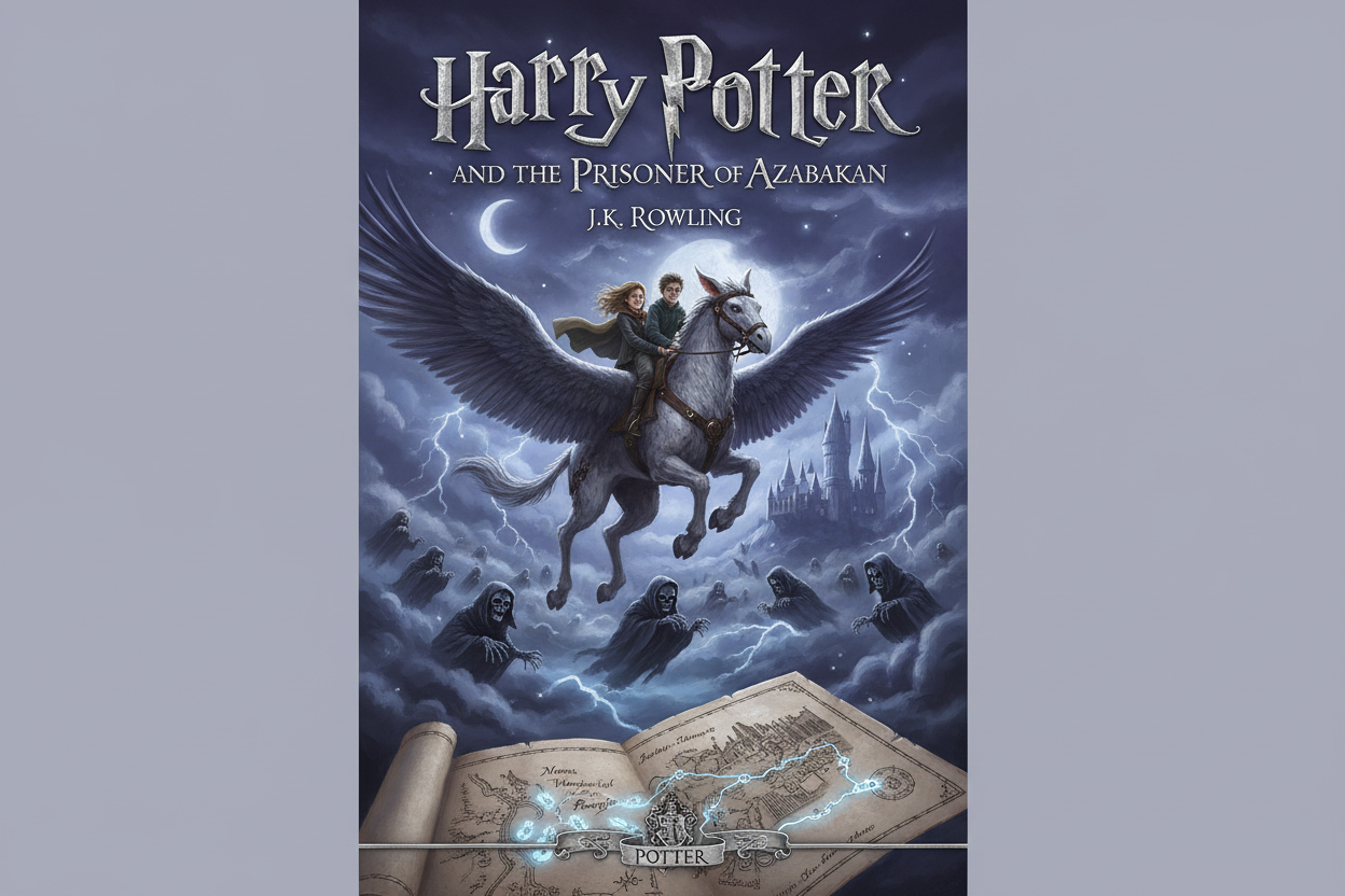 Harry Potter and the Prisoner of Azkaban book cover